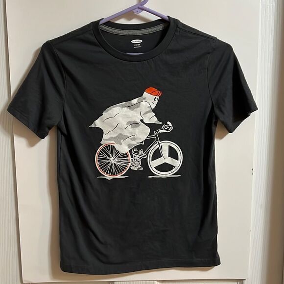 Old Navy Other - Old Navy size Large (10/12) youth boys Halloween ghost short sleeved tshirt.